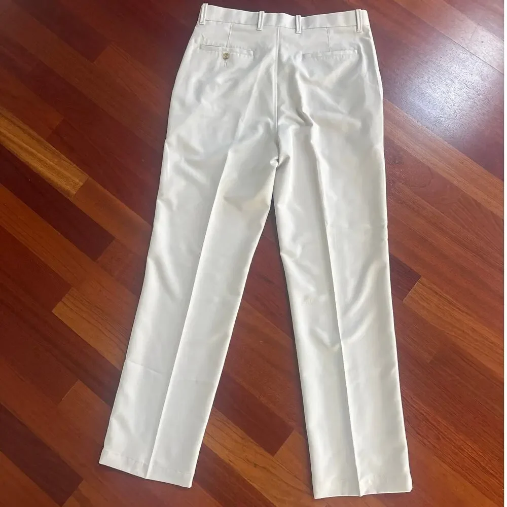 Callaway Flat Front Golf Pants-Cream Size 34/34
